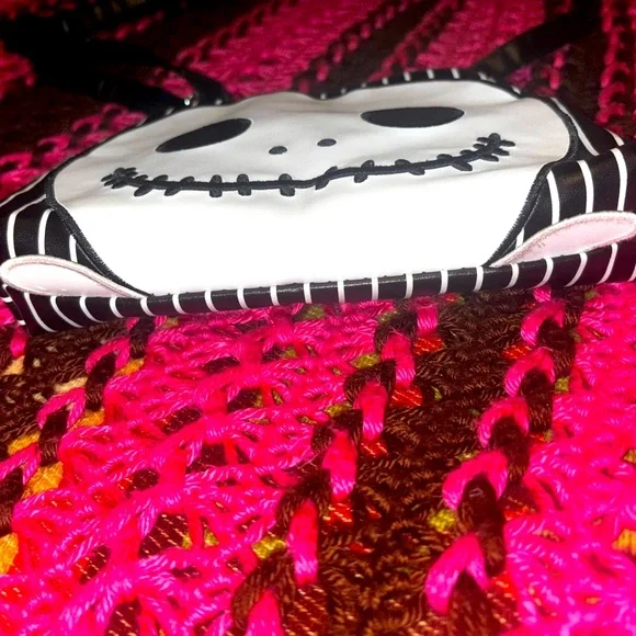 Jack Skelton Face Nightmare Before Christmas Crossbody Bag Disney - Picture 6 of 12